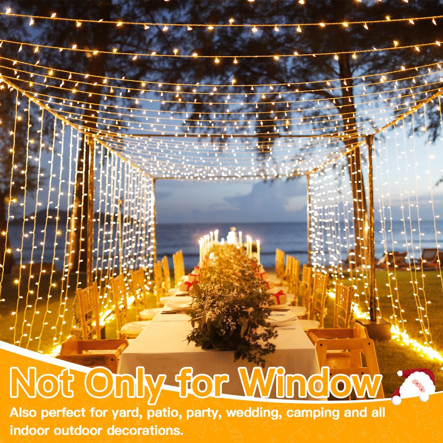 ✨LED Light Strip, USB Powered LED Curtain Light String for Gift Set - Image 6