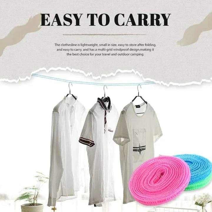 Windproof Non-Slip Clothesline(32 ft) - Image 7